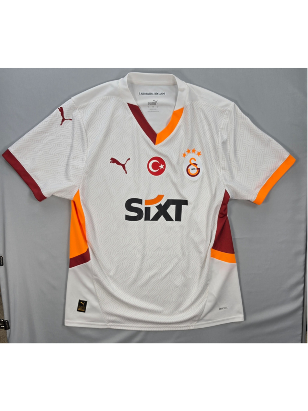 Puma Galatasaray SK 2024/25 Away Jersey Men L White Soccer Football Sixt